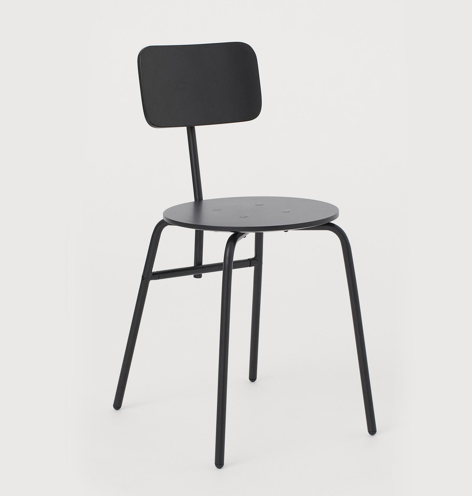 black metal frame chair