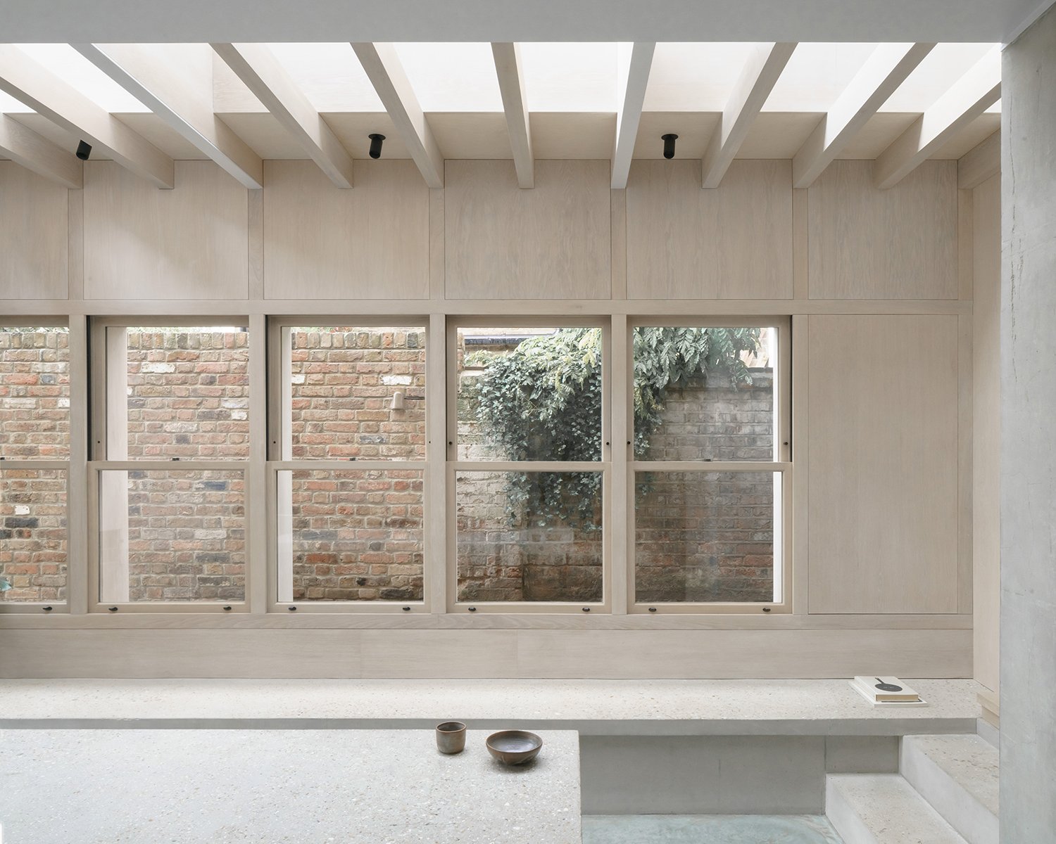 Concrete plinth house