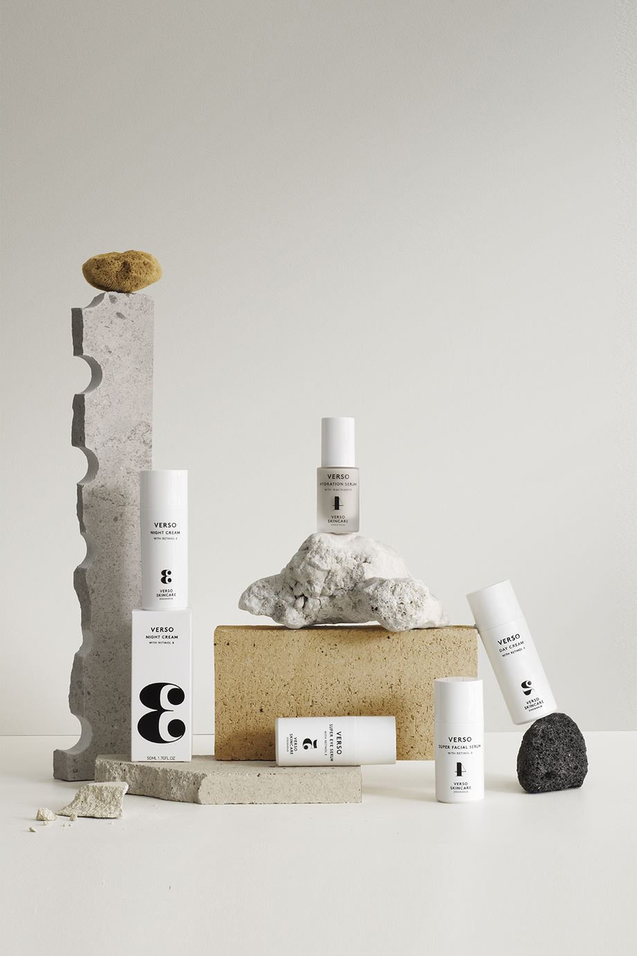 Still life styling for Verso skincare